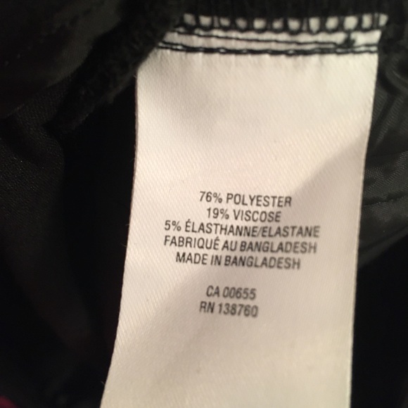 Black Narrow Leg Classic Pants - Picture 8 of 9